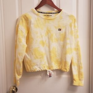 Tommy Hilfiger Sport Cropped Tie Dye Sweatshirt XS
